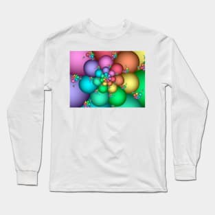 Pastel Colours Spiral Long Sleeve T-Shirt